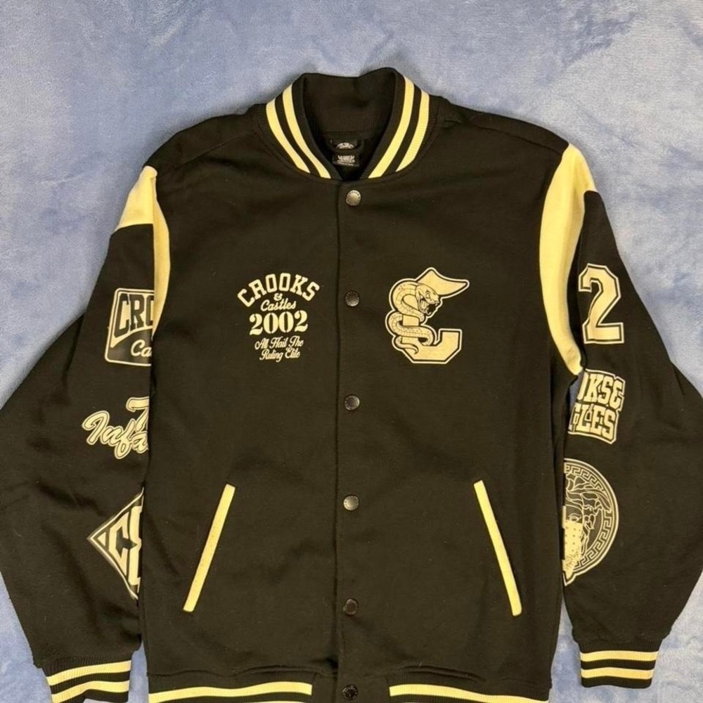 Crooks and‎ Castles varsity jacket Size M